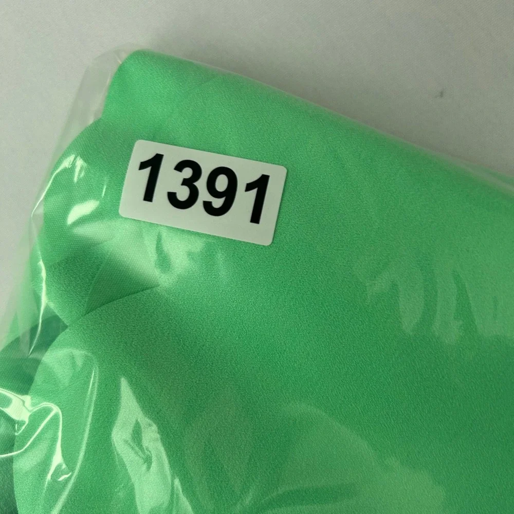 J.Crew Dress Womens 10 Bright‎ Green Scalloped Sleeveless Shift Midi Stretch